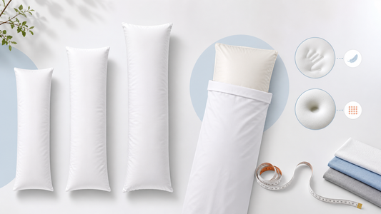 Dakimakura cover sizes and matching pillow insert comparison